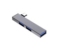 90 Degree Portable USB C Hub 4 Ports USB Extended High Speed Data Hub 2 USB2.0 1 USB3.0 for PC Laptop