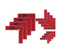 90 Degree Positioning Squares, Woodworking Right Angle Clamps, High Strength Plastic Corner Clamps for Precise 90 Degree Angle, 12 Pcs Set with Different Specifications for Woodwor