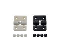 90-Degree Resin Damping Torque Hinges for Industrial Electrical Mechanical Positioning Hinges 1Pcs(Black)