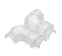 90 Degree Right Angle Adapters for Ethernet Network Patch Cable [20 Pack] Clear