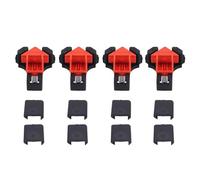 90 Degree Right Angle Clamp Adjustable Spring Loaded Non Slip Woodworking Corner Clip Fixer for Carpentry Cabinet Making Furniture Installation Orange Plastic Stainless Steel 4pcs