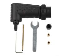 90 Degree Right Angle Converter for Rotary Tools, Metal er Kit for Dremel 4000 3000 8200 275 Grinders, Ergonomic Attachment for Tight Spaces