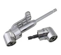 90 Degree Right Angle Drill Adapter 105 Degrees 1/4 Right Angle Drill Attachment 2Pcs