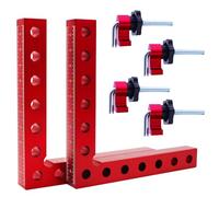 90 Degree Right Angle Positioning Square Clamp, OBDKCAN Aluminum Alloy Right Angle Clamp, Woodworking Carpenter Corner Clamping Square Tool Carpenter's Angle Woodworking Tools 140 mm