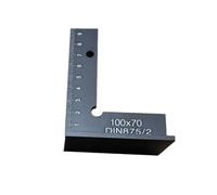 90 Degree Ruler Aluminium Square With Seat Layout Hand Tool For Laboratory Use Precisions Right Angles Positioning Block Square
