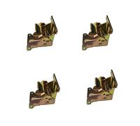 90 Degree Self-Lock Folding Table Leg Chair Lengthening Table Self-Locking Folding Hinge(4pcs Brass)