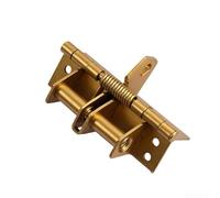 90 Degree Spring Hinge for Wooden Doors Heavy Duty(gold) | Built-in spring mechanism, smooth silent close, automatic shut, no manual push needed, reliable operation