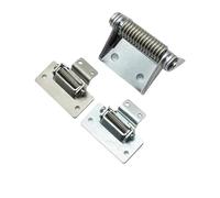 90 Degree Spring Return Hinge with 90 Degree Positioning Automatic Opening of Distribution Box Cabinet Door Hinge 1Pcs(2carbon Steel)