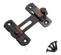 90 Degree Stainless Steel Door Latch Designed for Enhanced Security with Adjustable Locking Positions and Robust Build to Reliable Door Closure (A)