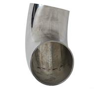 90 Degree Stainless Steel Elbow, 1 5D Bending Radius, Designed for Exhaust and Downpipe Applications in Automotive (45mm)
