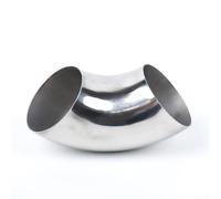 90 Degree Stainless Steel Elbow, 1 5D Bending Radius, Designed for Exhaust and Downpipe Applications in Automotive (51mm)