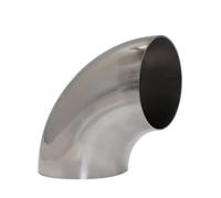 90 Degree Stainless Steel Elbow, OD 16mm 19 22 25 35 38 42 48 51mm Sanitary Welding Pipe Fitting Welded Pipe, 1PCS(45MM-1.5MM)