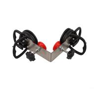 90 Degree Steel Seam Setter for for Tile Spacers and Leveling Clips - Heavy Duty Suction Cup Clamps for Stone Installation Ceramic Floor Wall Tiles DIY for Tile Leveler Reusable Wedges(B)
