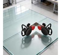 90-Degree Steel Seams Setter, Adjustable Suction Cup Seam Setter, for Stone Granite Tile Leveling Alignment(A)