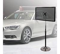 90 Degree Swivel TV Floor Stand, Height Adjustable Swivel TV Stand, Space Saving for Bedroom/Living Room TV Stand, for 15-27 Inch TV