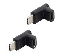 90 Degree Type C 3.1 Converters USB C To USB C Adapter For Enhances Data Speed And Power Delivery Compatibility Type C Charging Adapter