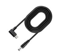 90 Degree Type C to 5.5x2.1mm Power Cord, 12V 3A Cable, 100cm / 39.37inch Spare Wire for Shelf Equipment Placement, Tight Port Access