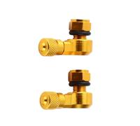 90 Degree Tyre Valve Stem, 11.3mm Universal Tubeless Valve for | Aluminium alloy 90° angled valve, lock nut secure fit, rubber seal prevents air leaks, no drilling needed for installation