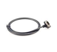 90 Degree Ultra Thin DB9 RS232 Serial Communication Cable Up/Down Angle Compact Slim 9Pin Male Single-Ended Wire