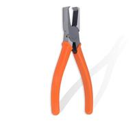 90 Degree Wire Cutters, Angled Wire Cutters for Crafting, Side Cutting Clipper Portable 10mm Bent Nose Pliers for Electronic Tube Pins PCB Pins Electronic Repairs