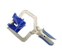 90 Degree Wood Clamp - Heavy Duty Metal Corner Holder, Ergonomic Grip Frame Assembly Tool, Multifunctional Cabinet Box Building, Furniture Making Device | DIY Carpentry Workshop Projects for Home