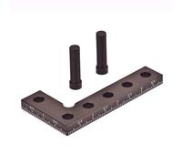 90 Degree Woodworking Square Ruler, Aluminum Positioning Squares for Carpentry, Accurate Scale Marking Center Finder with Rust Proof Anodized Finish, Portable Woodworking Tool for