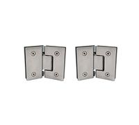 90 Degrees 135 Degrees 180 Degree Bathroom Clip Glass Clamp Frameless Glass Door Wall Hinges 304 Stainless Steel Shower Room Accessories.(135°)