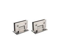 90 Degrees 135 Degrees 180 Degree Bathroom Clip Glass Clamp Frameless Glass Door Wall Hinges 304 Stainless Steel Shower Room Accessories.(90°)