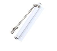 90 Degrees Soft Close Door Closer with Positioning Stop Buffer Adjustable Silent Hardware Easy Installation - White Finish for Smooth and Quiet Door Closure