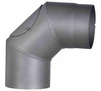 90° Elbow Pipe Ø150mm Gray Stove Pipe Exhaust Pipe Chimney Pipe