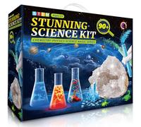 90+ Experiments for Kids Age 4 5 6 7 8, Science Kits for Kids Age 4-6-8-10-12, Chemistry Set STEM Toys Gifts for 4 5 6 7 8 Year Old boys and Girls, Educational Science Lab Kit Scientific Tools