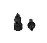 90° Fuel Line Quick Connector Set 9.89mm ID8 Nylon Barbed Ends | Fast tool-free assembly Integrated seal Withstands -40F to 239F For petrol and diesel line-to-line or line-to-equipment