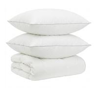 Duvet Set 220x240 White 90% Goose Down Cotton Cover Quilted OEKO-TEX +2P 310GSM.