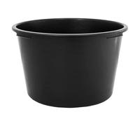 90 Litre Heavy Duty Multi Tub Bucket - 63 x 63 x 40 cm Round Black Utility Container for Agriculture, Gardening, Equestrian, Construction, Livestock, Water Storage & Small Ponds - Easy to Clean