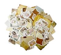 90 Notebook Stickers, 46 Rose Stickers, Scrapbook Stickers, Retro Style Stickers, Book Stickers, Collage Decoration Materials, Photo Album and Magazine Stickers