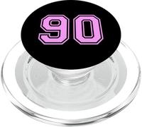 90 Number Ninety Sports Varsity College Girl Matching PopSockets PopGrip for MagSafe