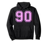 90 Number Ninety Sports Varsity College Girl Matching Pullover Hoodie