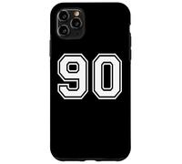 90 Number Ninety Team Sports Graphic Design Matching Varsity Case for iPhone 11 Pro Max