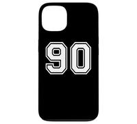 90 Number Ninety Team Sports Graphic Design Matching Varsity Case for iPhone 13
