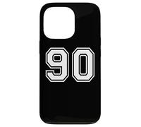 90 Number Ninety Team Sports Graphic Design Matching Varsity Case for iPhone 13 Pro
