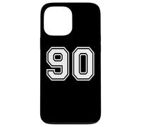 90 Number Ninety Team Sports Graphic Design Matching Varsity Case for iPhone 13 Pro Max