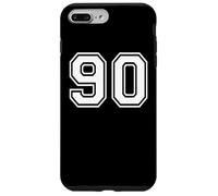 90 Number Ninety Team Sports Graphic Design Matching Varsity Case for iPhone 7 Plus/8 Plus