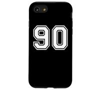 90 Number Ninety Team Sports Graphic Design Matching Varsity Case for iPhone SE (2020) / 7/8
