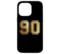 90 Number Ninety Team Sports Graphic Varsity Matching Case for iPhone 14 Pro Max