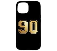 90 Number Ninety Team Sports Graphic Varsity Matching Case for iPhone 15