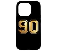 90 Number Ninety Team Sports Graphic Varsity Matching Case for iPhone 15 Pro