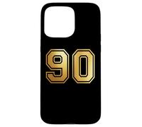 90 Number Ninety Team Sports Graphic Varsity Matching Case for iPhone 15 Pro Max