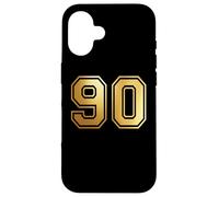90 Number Ninety Team Sports Graphic Varsity Matching Case for iPhone 16