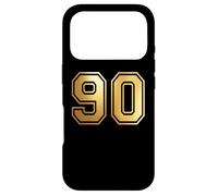 90 Number Ninety Team Sports Graphic Varsity Matching Case for iPhone 17 Pro