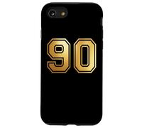 90 Number Ninety Team Sports Graphic Varsity Matching Case for iPhone SE (2020) / 7/8